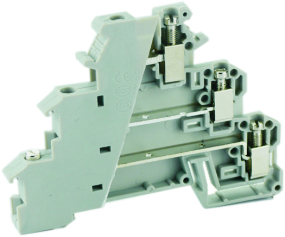 Клемма винтовая UKJ-DKD1.5 на DIN рейку трехуровневая