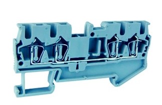 Клемма пружинная UJ5-4/2×2(BU)