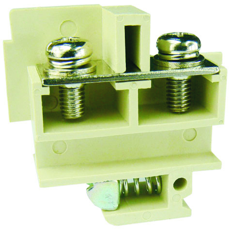 Клемма барьерная JF5-6L (стальной винт с квадратной головкой)