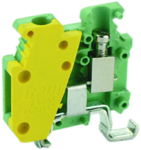 Клемма винтовая UKJ-4MJD на DIN рейку миниатюрная для заземления