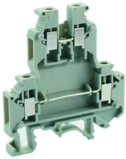 Клемма винтовая UKJ-4/2-2 двухуровневая на DIN рейку