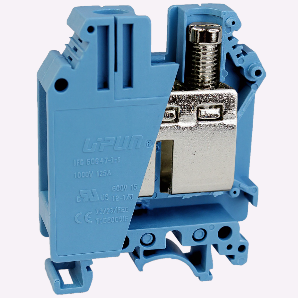 Клемма винтовая UKJ-35(BU) на DIN рейку