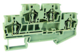 Клемма пружинная двухуровневая UJ5-4/2-2