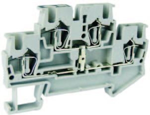 Клемма пружинная двухуровневая UJ5-2.5/2×2-PVE