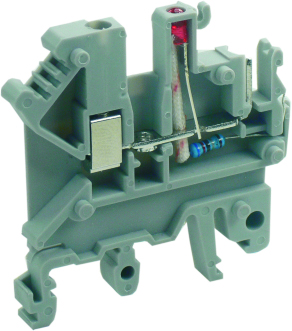 Клемма винтовая с диодной индикацией UKJ-2.5V/5.08X24