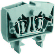 Клемма пружинная миниатюрная UJ5-2.5WME на Din рейку