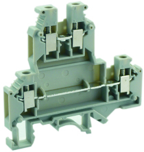 Клемма винтовая двухуровневая UKJ-4/2-2L(BU)