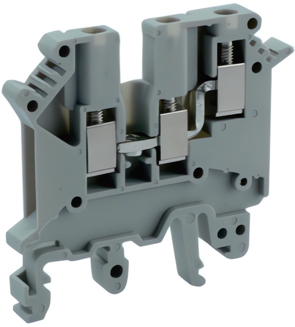 Клемма винтовая UKJ-2.5/1×2 на DIN рейку
