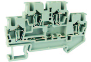 Клемма пружинная двухуровневая UJ5-2.5/2-2