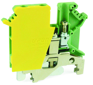 Клемма винтовая заземляющая UKJ-4/1×2JDEE