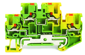 Клемма нажимная заземляющая двухуровневая UJ6-2.5/2-2JD