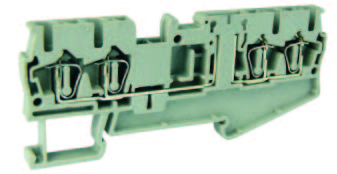 Клемма пружинная с разъединителем UJ5-2.5/2×2FDE