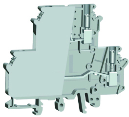 Клемма винтовая двухуровневая UKJ-4/2-2S-TG