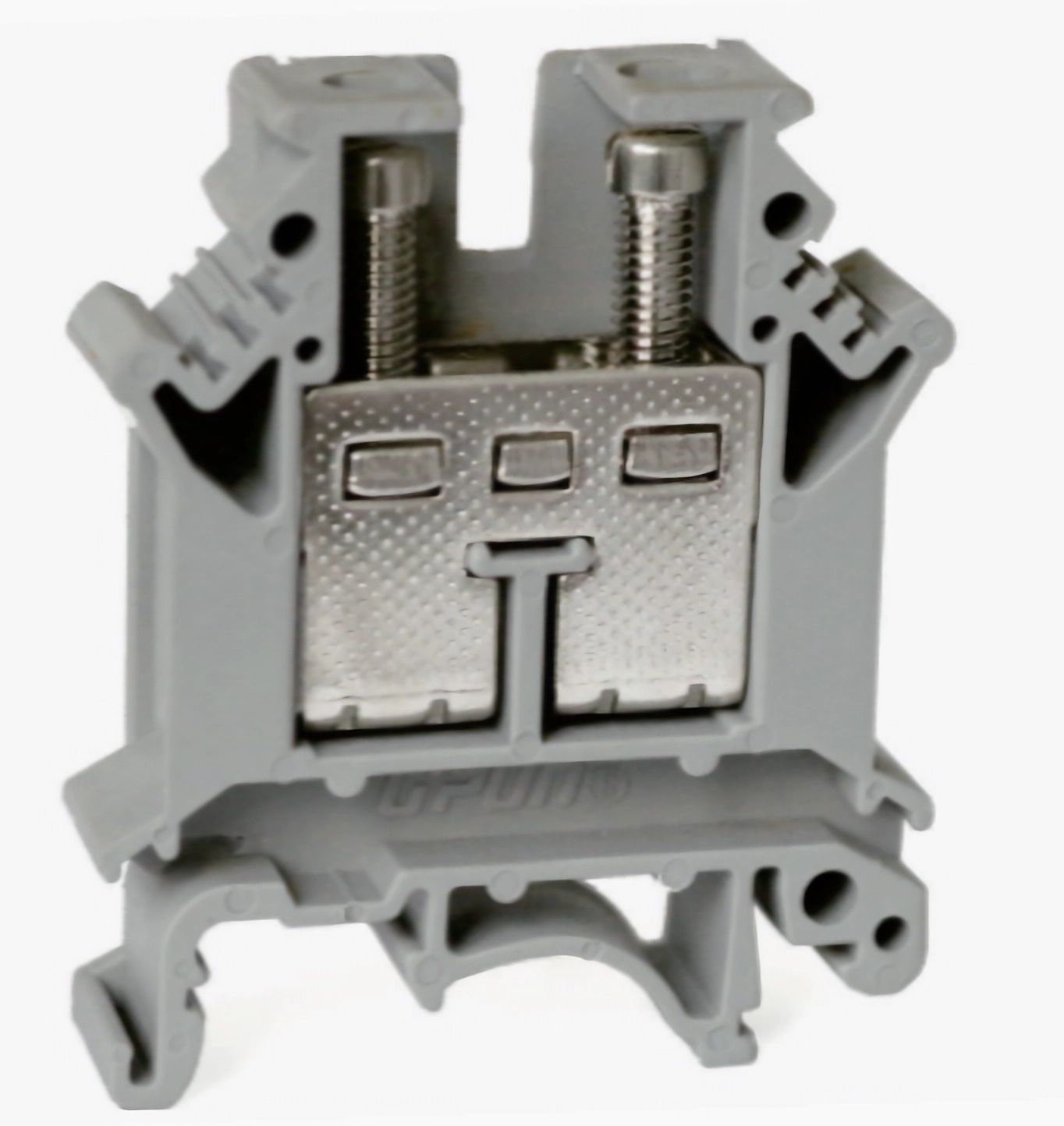 Клемма винтовая UKJ-16(GY) на DIN рейку