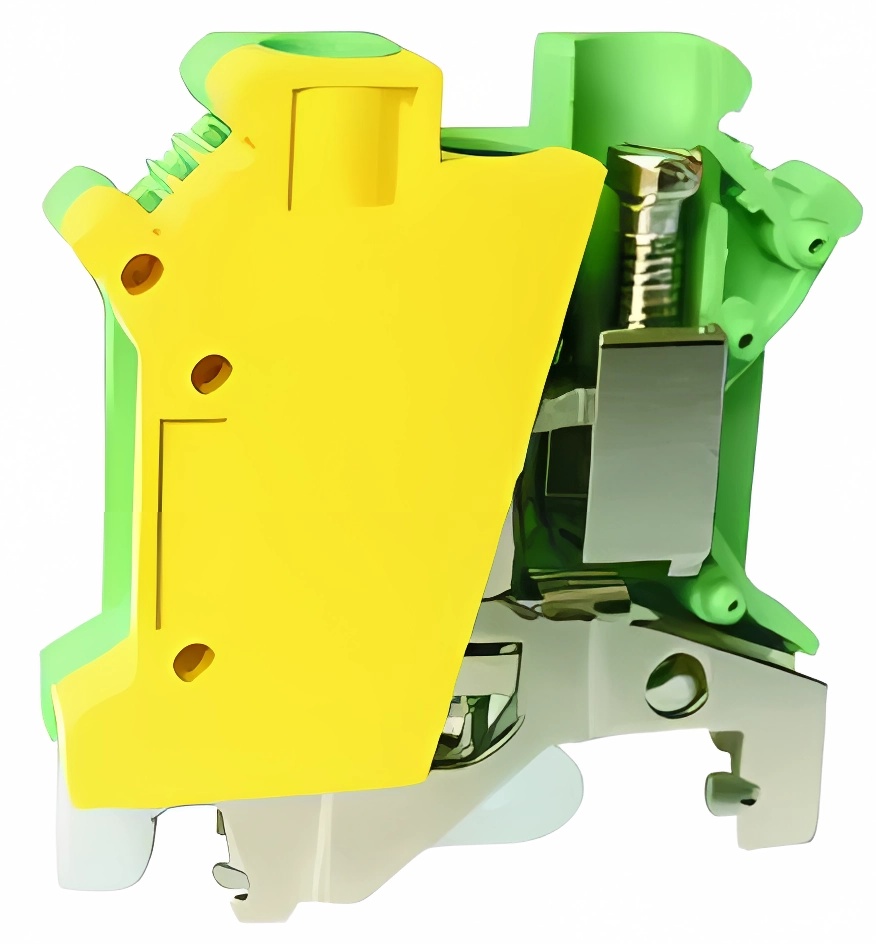 Клемма винтовая UKJ-10JD на DIN рейку для заземления