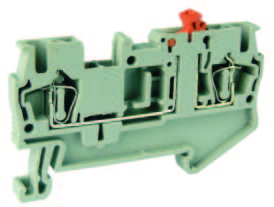 Клемма пружинная измерительная с ножевым разъединителем UJ5-2.5SK(BU)