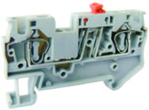 Клемма пружинная измерительная с ножевым разъединителем UJ5-4SK